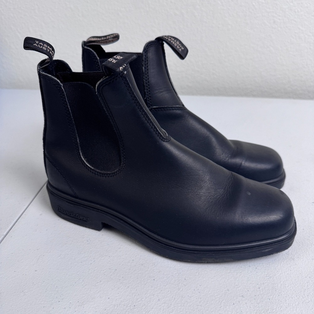 Blundstone Unisex Dress Chelsea Boots Black #063 Chisel Toe 8 US M / 10 US W